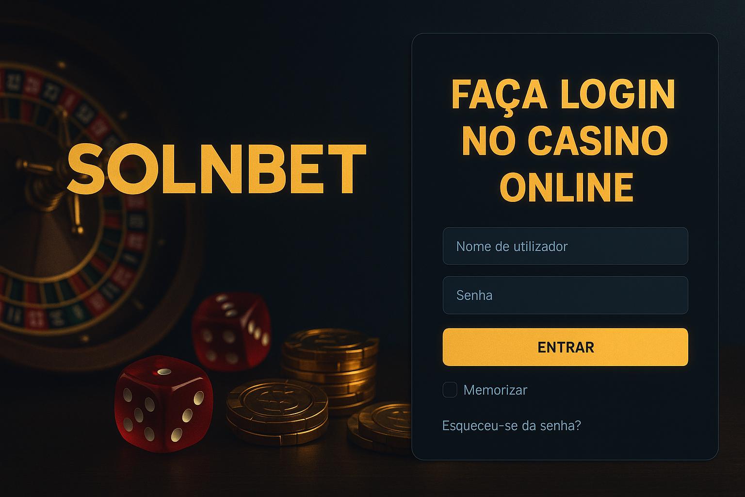 Login no Cassino SOLNBET
