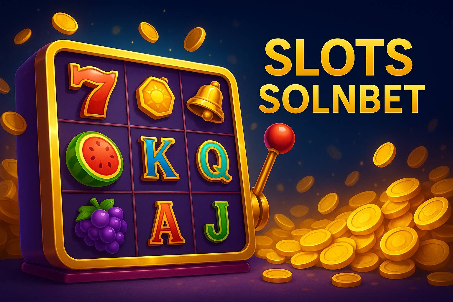 Explore o mundo das slot machines no SOLNBETCasino